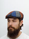 Кепка HERMAN арт. NORMAN (синий / бордовый)
